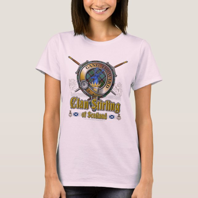 Stirling Clan Badge T-Shirt (Front)