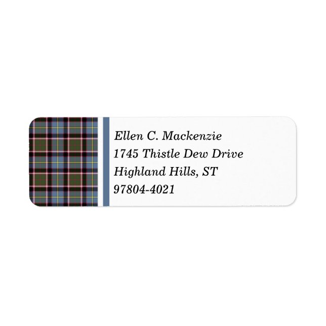 Stirling et Bannockburn Scotland District Tartan (Devant)