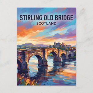 Stirling Old Bridge Scotland Postcard