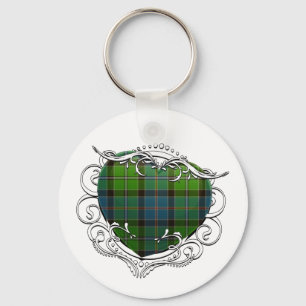 Stirling Tartan Heart Keychain