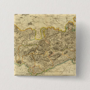Stirlingshire 2 Inch Square Button