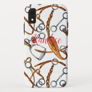 Stirrup Horse Print Pattern Phone Case