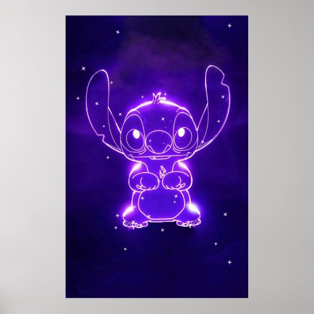 stitch accessories colorfull phone tablet  cases a poster (Front)