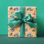 Stitch | Aloha Christmas Pattern Wrapping Paper Sheet<br><div class="desc">Celebrate Christmas with this cute tropical pattern featuring Disney's,  Stitch.</div>