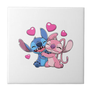 Stitch & Angel Valentines 1 Tile