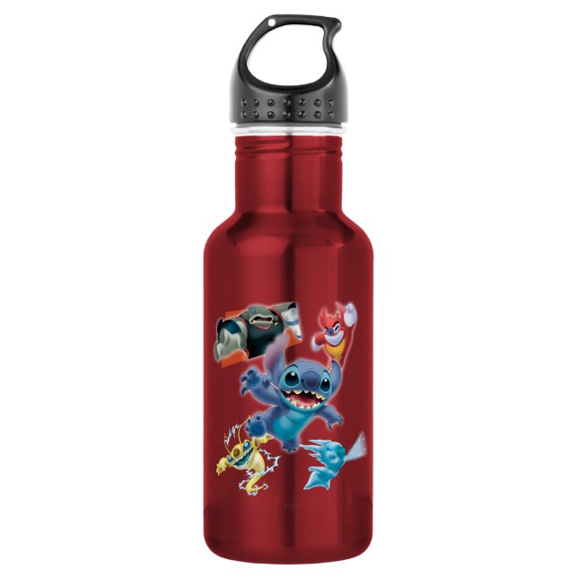 Stitch and Friends 532 Ml Water Bottle (Front)