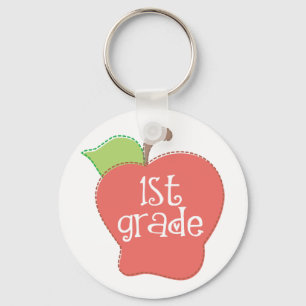 Stitch Apple 1st grade Keychain