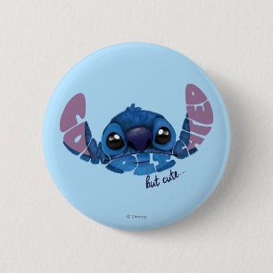 Stitch   Complicated But Cute 2 Inch Round Button