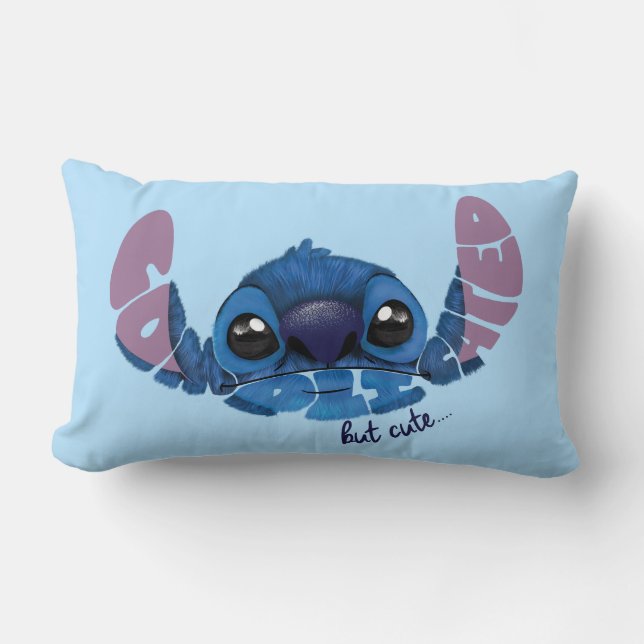 Stitch | Complicated But Cute 2 Lumbar Pillow (Front)