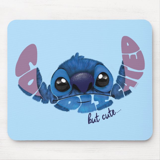 Stitch | Complicated But Cute Mouse Pad (Front)