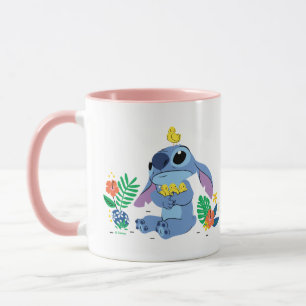 Stitch Cuddling Baby Easter Chicks Mug
