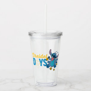 Stitch   Dreidel Days Acrylic Tumbler