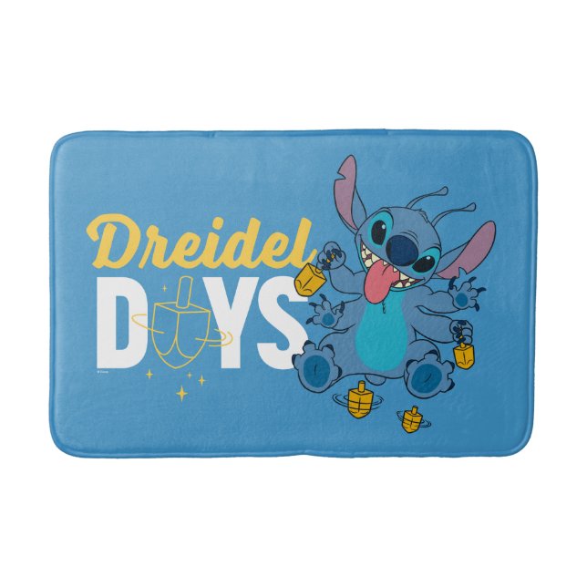 Stitch | Dreidel Days Bath Mat (Front)