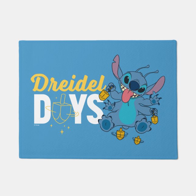 Stitch | Dreidel Days Doormat (Front)