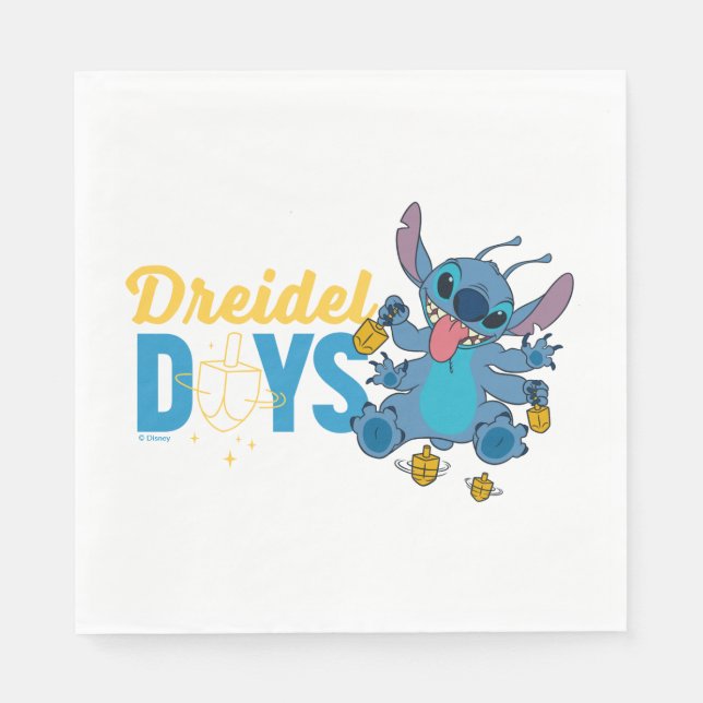 Stitch | Dreidel Days Napkin (Front)