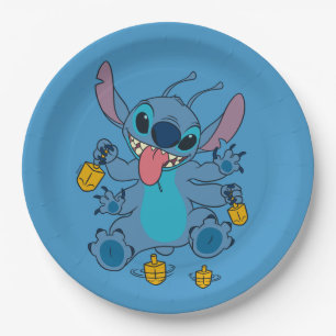 Stitch   Dreidel Days Paper Plate