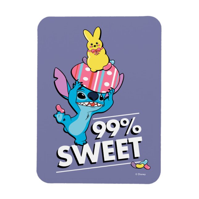 Stitch | Easter - 99% Sweet Magnet (Vertical)