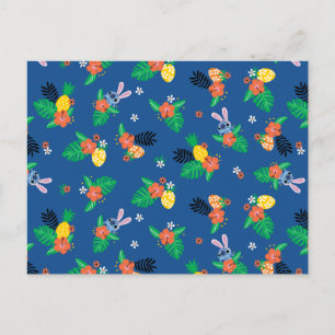 Stitch Easter Pattern Postcard