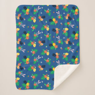 Stitch Easter Pattern Sherpa Blanket