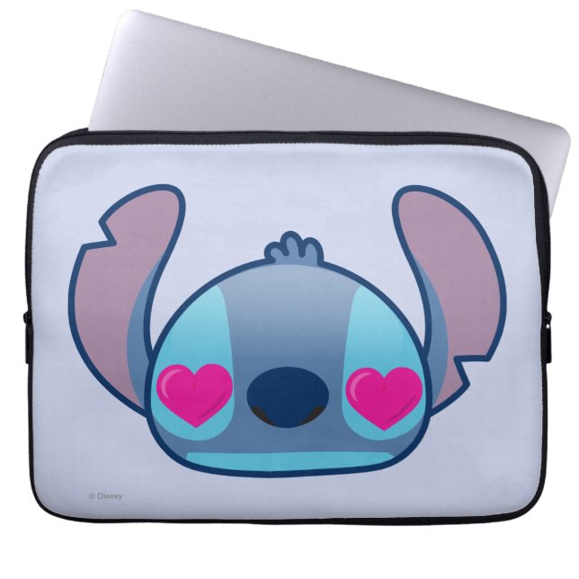 Stitch Emoji Laptop Sleeve (Front)