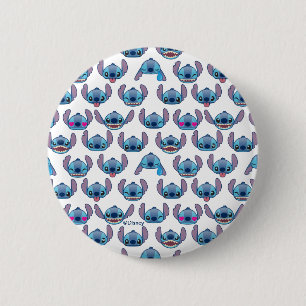 Stitch Emoji Pattern 2 Inch Round Button