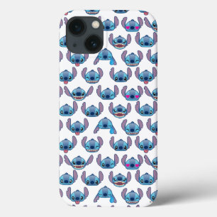 Stitch Emoji Pattern iPhone 13 Case