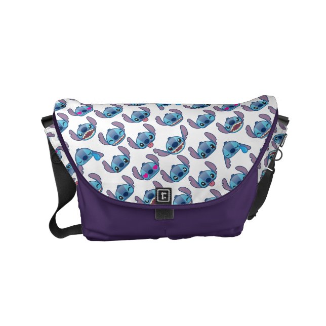 Stitch Emoji Pattern Commuter Bag (Front)