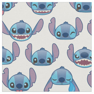 Stitch Emoji Pattern Fabric