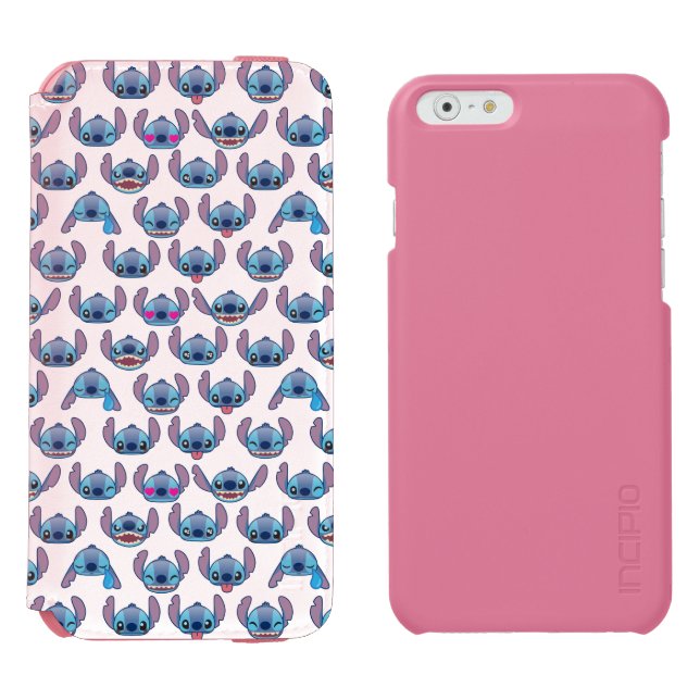 Stitch Emoji Pattern Incipio iPhone Wallet Case (Side by Side)