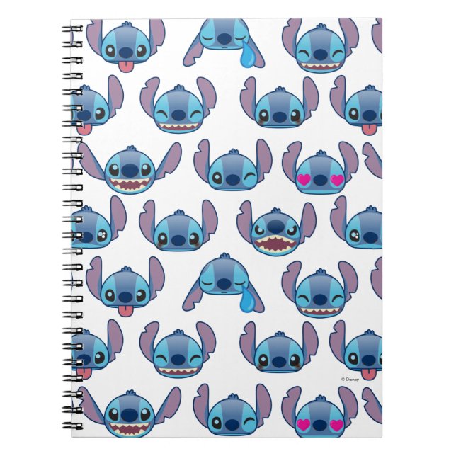 Stitch Emoji Pattern Notebook (Front)