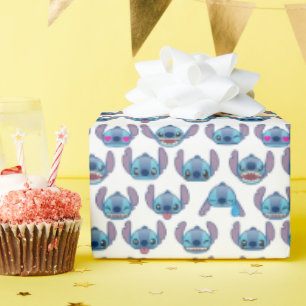 Stitch Emoji Pattern Wrapping Paper