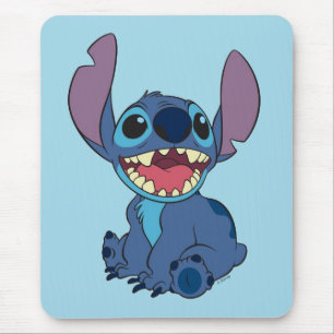 Stitch Excited - A Burst of Energy for Your Desk! Mouse Pad
