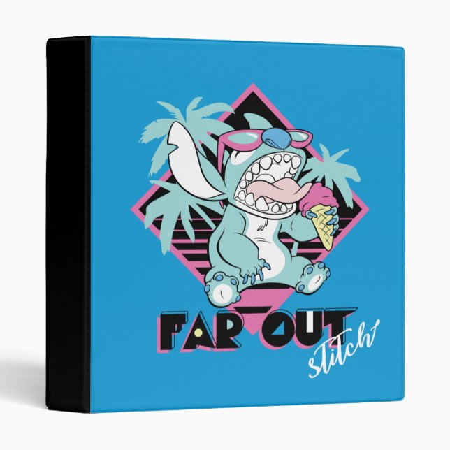 Stitch | Far Out Retro Graphic Binder (Front/Spine)