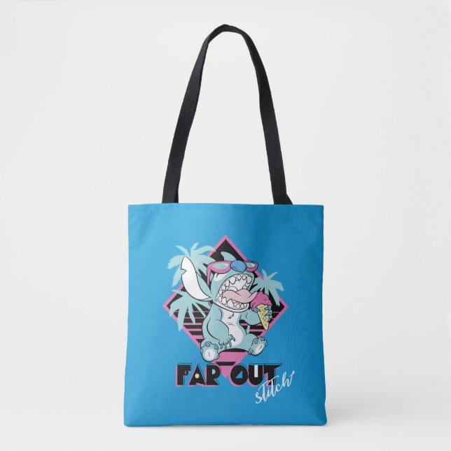 Stitch | Far Out Retro Graphic Tote Bag (Front)