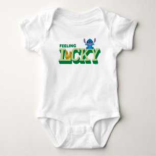 Stitch Feeling Lucky Baby Bodysuit