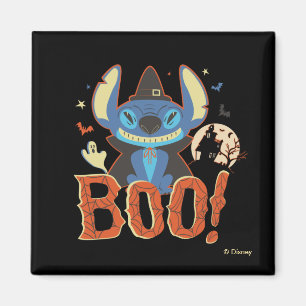 Stitch Halloween Boo Magnet