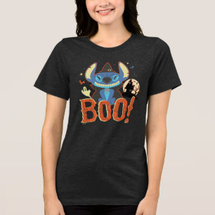 Stitch Halloween Boo Tri-Blend Shirt