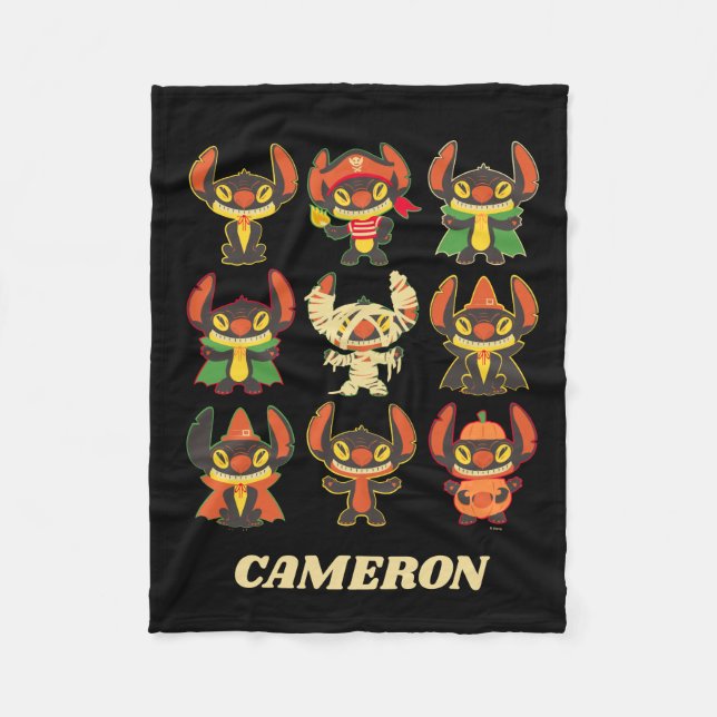 Stitch | Halloween Costumes Fleece Blanket (Front)
