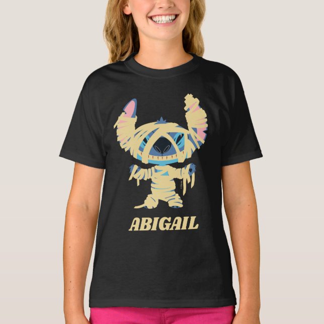 Stitch Halloween Mummy T-Shirt (Front)
