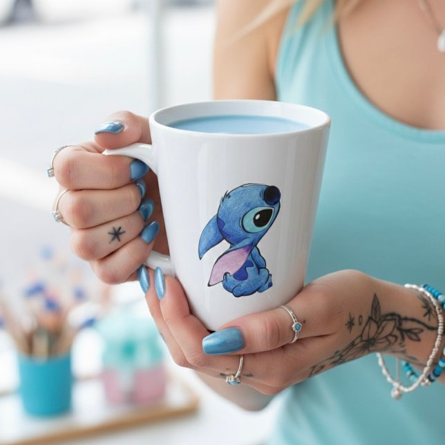 Stitch Latte Mug (Creator Uploaded)
