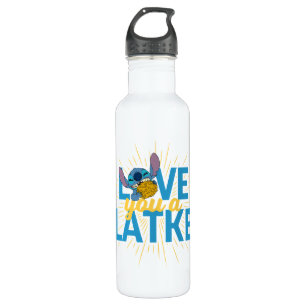 Stitch Love You a Latke 710 Ml Water Bottle