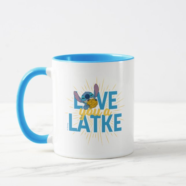 Stitch | Love You a Latke Mug (Left)