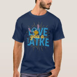 Stitch | Love You a Latke T-Shirt<br><div class="desc">Happy Hanukkah from Stitch! This cute graphic features Stitch and the text,  "Love you a latke."</div>