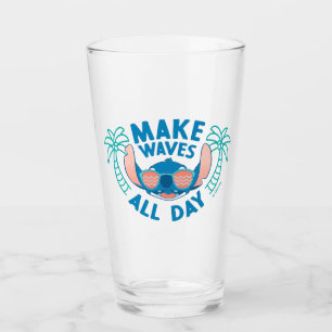 Stitch Make Waves All Day Glass