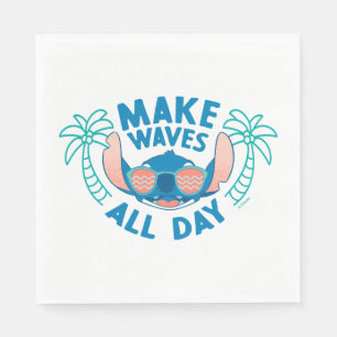 Stitch Make Waves All Day Napkin