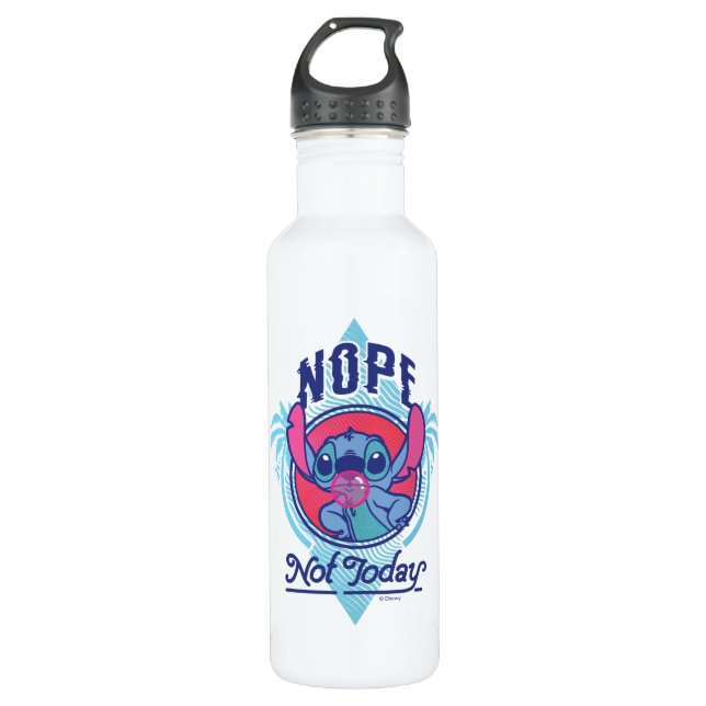 Stitch | Nope Not Today 710 Ml Water Bottle (Front)