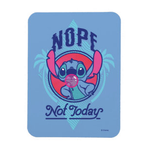 Stitch Nope Not Today Magnet