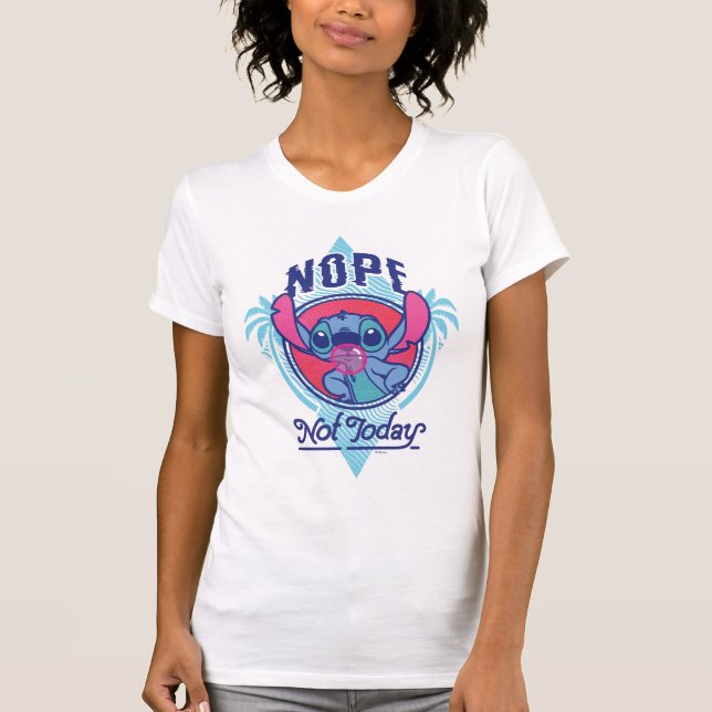 Stitch | Nope Not Today T-Shirt (Front)