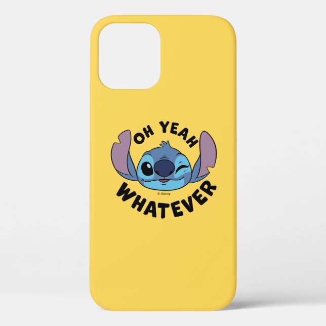 Stitch | Oh Yeah Whatever Case-Mate iPhone Case (Back)