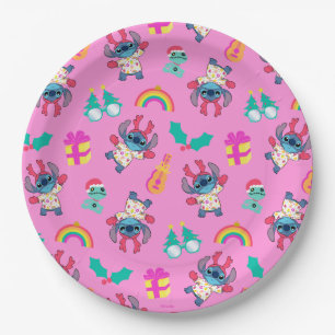 Stitch & Scrump Christmas Pattern Paper Plate